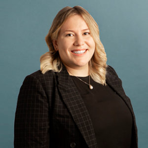 jaclyn mansfield an associate lawyers with the law firm Burns Fitzpatrick LLP